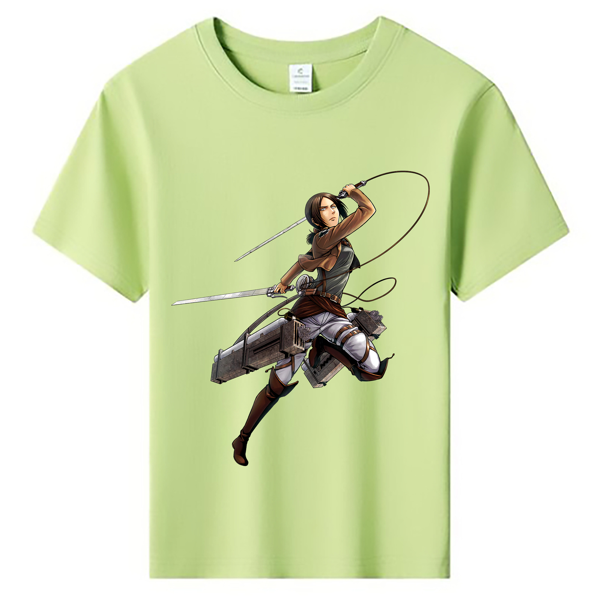 （画像用） 進撃の巨人 Attack on Titan 綿100％キッズTシャツ（フロントプリント）